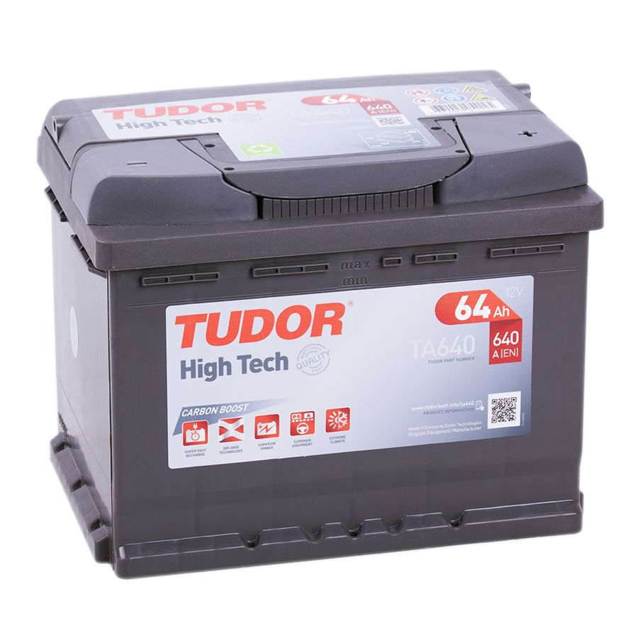 Аккумулятор Tudor High Tech TA641 (64 А/ч), 640A L+