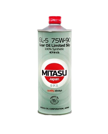 Трансмиссионное масло MITASU GEAR OIL GL-5 75W-90 LSD, 1л