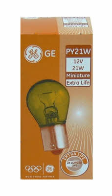 Лампа накаливания желтая PY21W 12V 21W (77091) General Electric 77091
