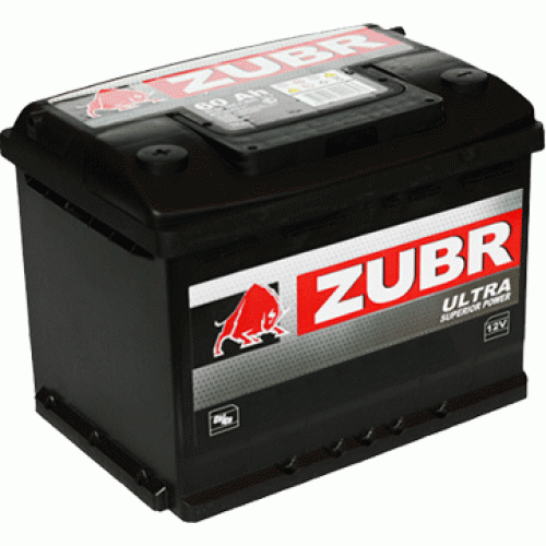 Аккумулятор Zubr Ultra (55 A/h), 530А L+
