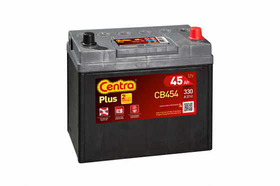 Аккумулятор Centra Plus CB454 (45 А/ч), 300A R+