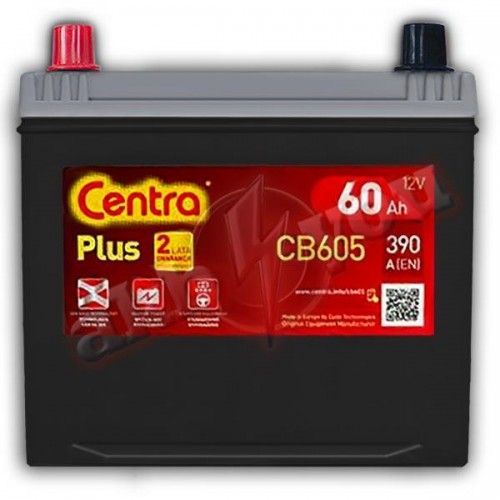 Аккумулятор Centra Plus CB605 (60 А/ч), 390A L+