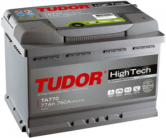Аккумулятор Tudor High Tech TA602 (60 А/ч), 600A R+ Аккумулятор Tudor High Tech TA602 (60 А/ч), 600A R+