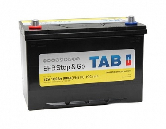 Аккумулятор TAB Magic STOP & GO EFB (105 A/h), 900А L+