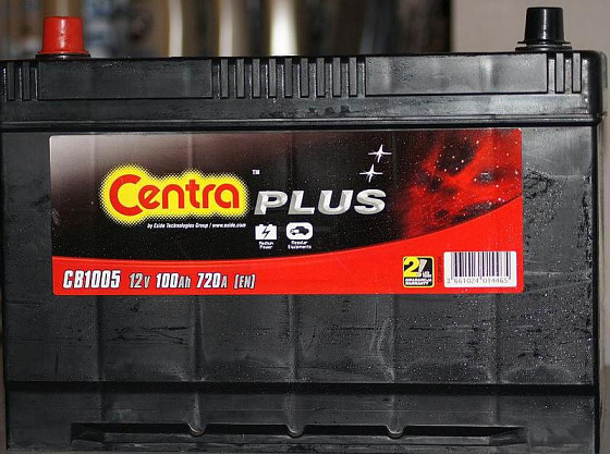 Аккумулятор Centra Plus CB1005 (100 А/ч), 720A L+