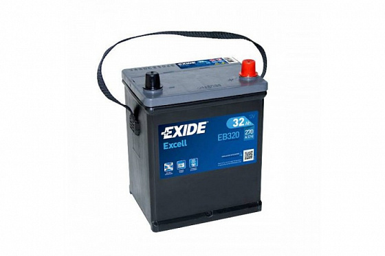 Аккумулятор Exide Excell EB320 (45 A/h), 270A L+ JIS Аккумулятор Exide Excell EB320 (45 A/h), 270A L+ JIS